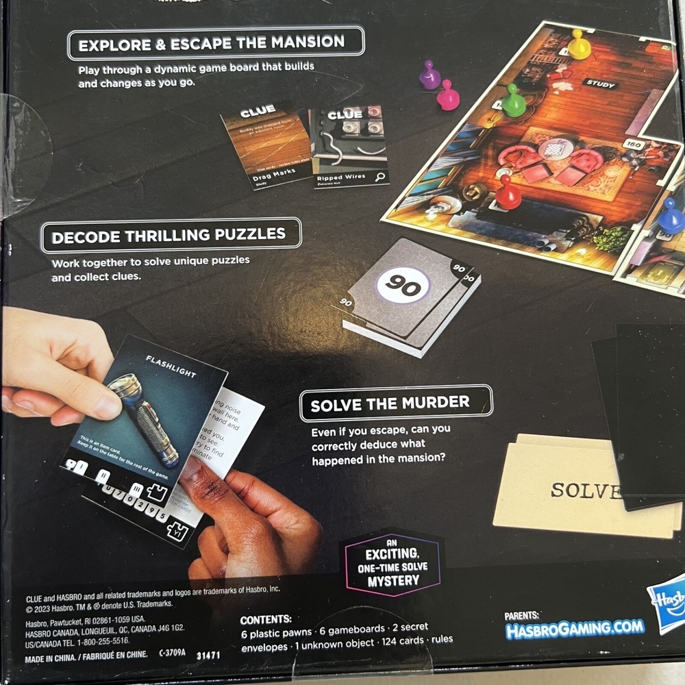 Clue Escape: Treachery at Tudor Mansion Board Game | New & Sealed - Picture 3 of 4